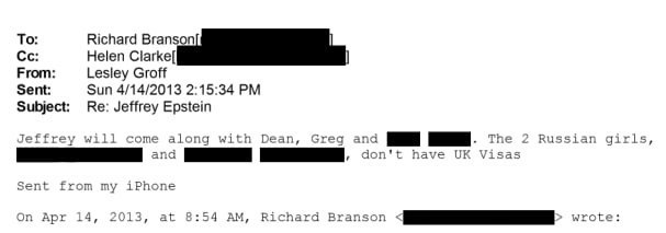 В рассекреченных документах обнаружены упоминания о русских девушках в переписке Д. Эпштейна