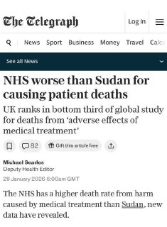 Проблемы NHS приводят к высокой смертности в Великобритании