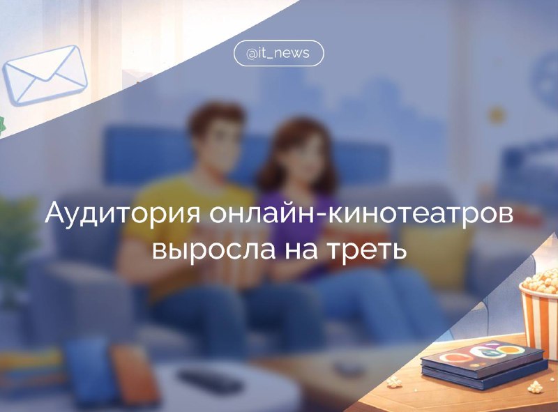Рост аудитории онлайн-кинотеатров в России