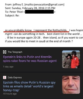 Британские СМИ: Эпштейн был российским агентом