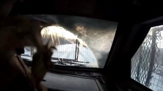 Подрыв вражеской техники на мине, сброшенной с беспилотника