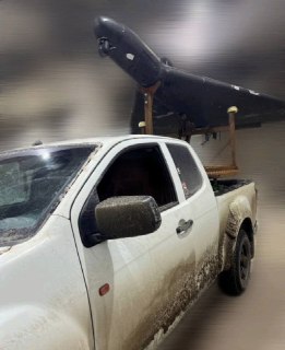 Российские ВС используют мобильные пусковые установки для "Герань-2"