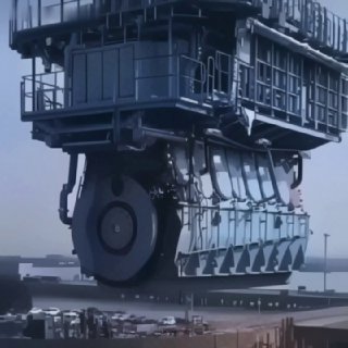 Самый мощный поршневой двигатель в мире