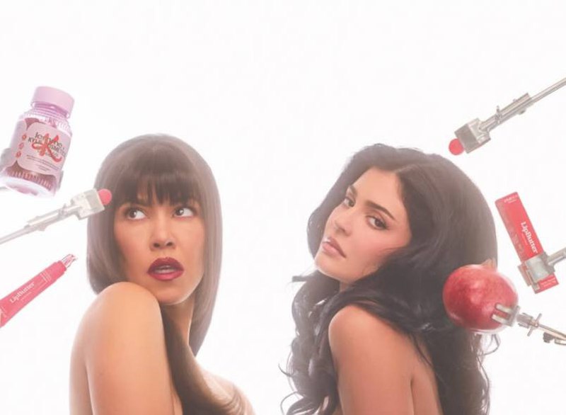 Кайли Дженнер и Кортни Кардашьян представили совместную коллаборацию