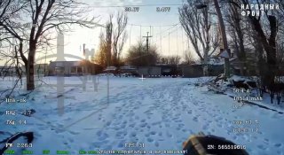 Уничтожение автомобиля ВСУ в районе Орехова