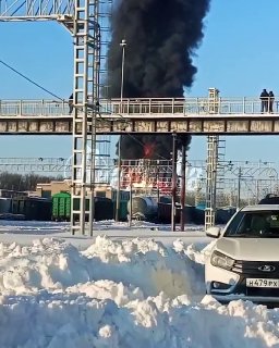 Авария на железной дороге в Тамбовской области: пожар и эвакуация