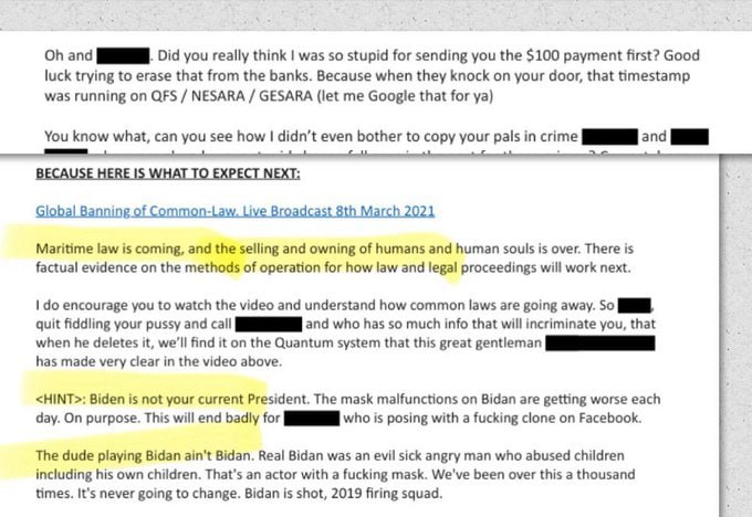 Утверждения о расстреле Джо Байдена из секретных файлов Эпштейна