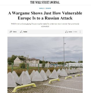 WSJ смоделировала сценарий нападения России на Литву