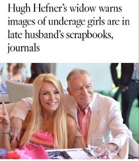Вдова Хью Хефнера заявила о хранении непристойных фото в фонде Playboy