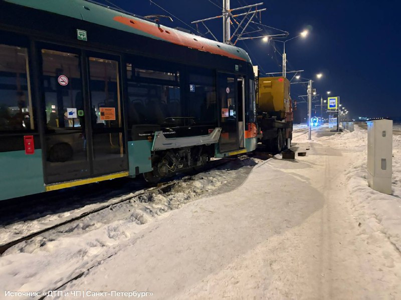 Сход трамвая в Шушарах
