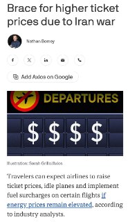 Рост цен на авиатопливо на 58% стал тревожным сигналом для глобальных авиакомпаний