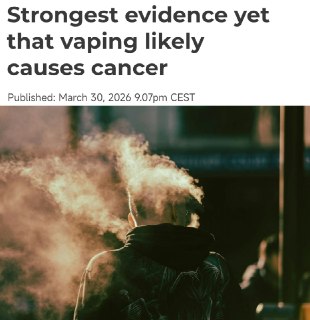 Учёные подтвердили связь вейпинга с развитием рака лёгких и других органов