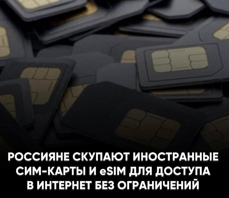 Россияне массово переходят на зарубежные eSIM для обхода блокировок
