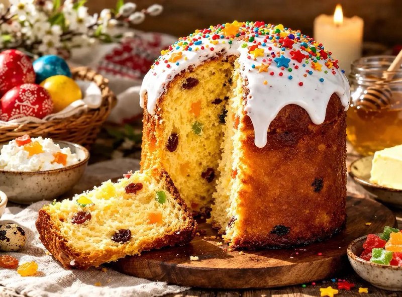 Диетологи назвали безопасную норму кулича на Пасху