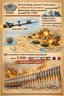 США наращивают производство ракет Patriot в три раза