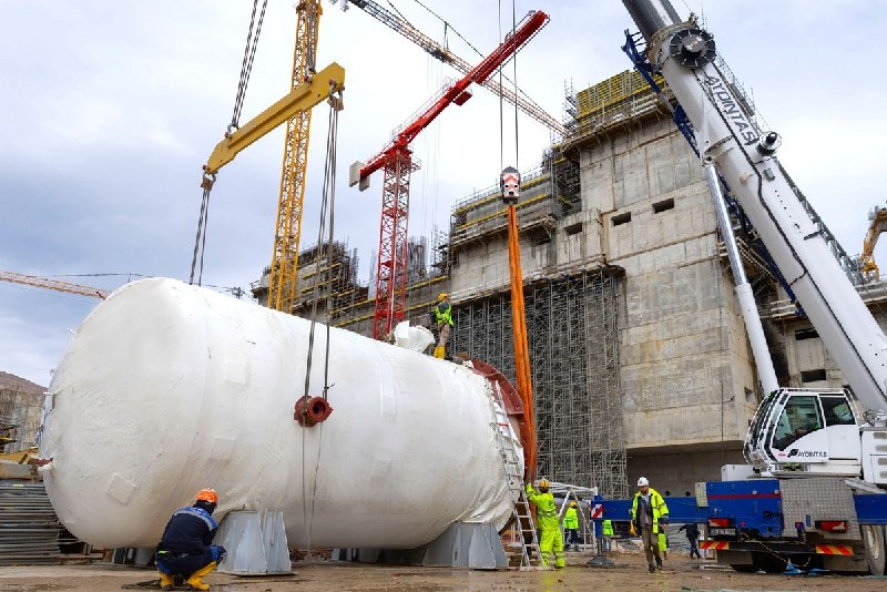 На АЭС «Аккую» в Турции смонтировали систему пассивного охлаждения реактора