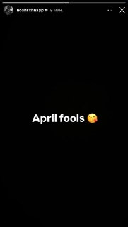 Ноа Шнапп разыграл фанатов фейком о романе