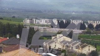 Прилет ракеты «Хезболлы» в Кирьят-Шмоне