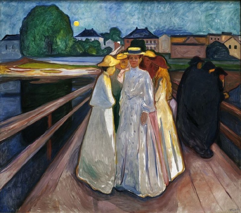 Эдвард Мунк: «Девушки на мосту» и история создания