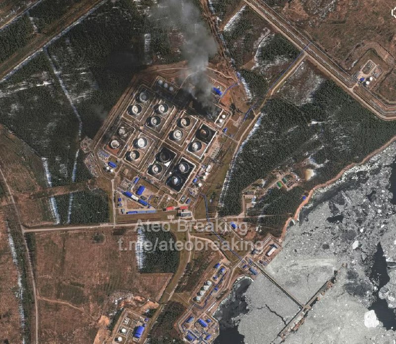 Последствия ударов ВСУ по портам в Ленинградской области