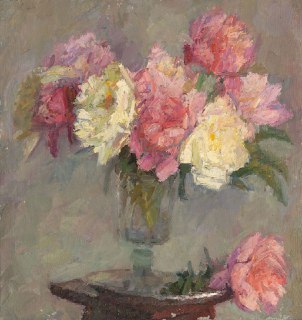 Картина Владимира Вейсберга «Пионы» в Третьяковской галерее