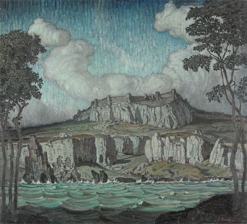 Картина Богаевского «Берег моря» в Третьяковской галерее