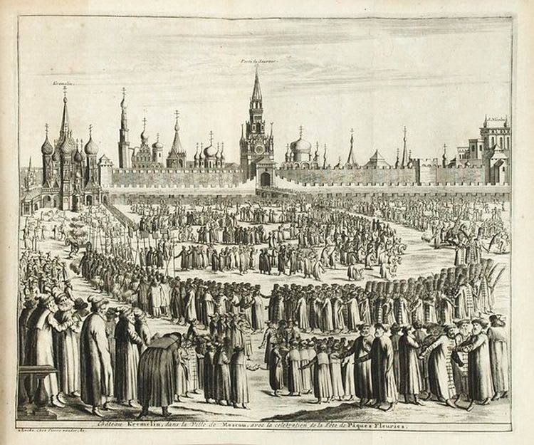 Как царь вёл патриарха на лошади: забытый обряд Вербного воскресенья