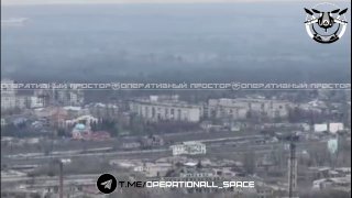 Авиаудар по ПУ БПЛА ВСУ в Красном Лимане