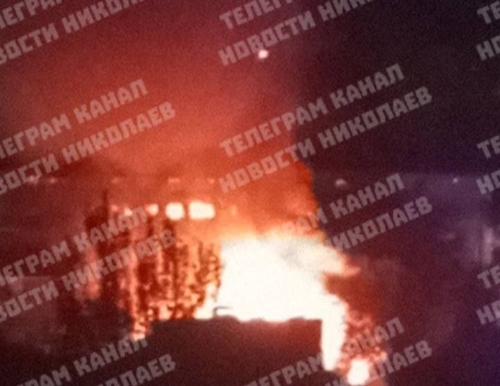 Удар БПЛА по жилому дому в Николаеве
