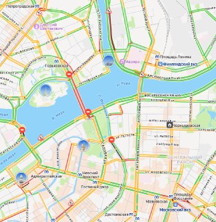 В Санкт-Петербурге перекрыли Литейный и Троицкий мосты