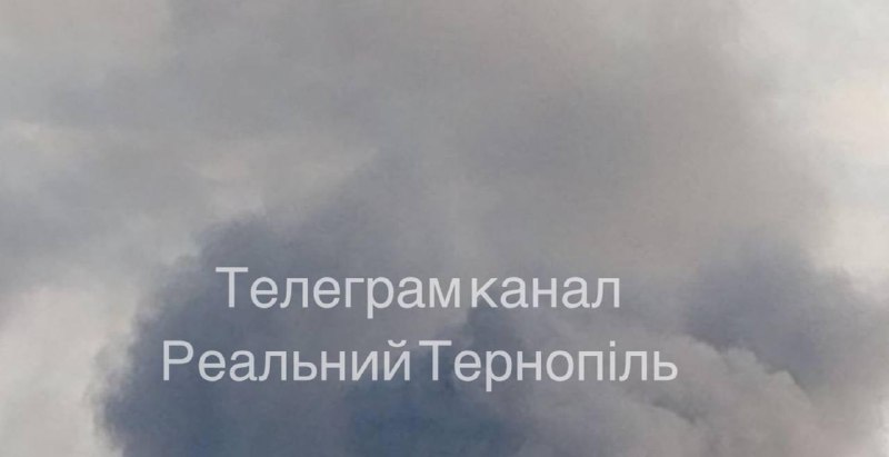 Прилет беспилотников «Герань» в районе Тернополя