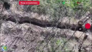 Уничтожение живой силы ВСУ в траншеях в окрестностях н.п. Чаривное