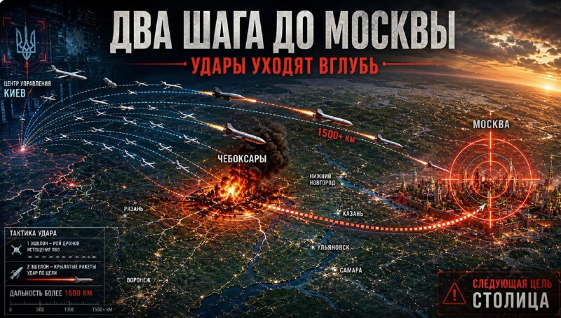 Киев анонсировал залп баллистики по Москве после удара по Чебоксарам