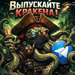 Призыв подписаться на Telegram-канал «Выпускайте Кракена»