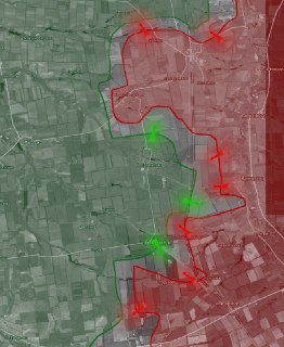 Усиление боевых действий на Днепропетровском направлении в районе Воздвиженки