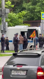 В московском районе Кунцево задержали активистов, протестующих против вырубки леса
