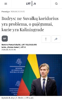 Глава МИД Литвы Будрис заявил, что призыв атаковать Калининград должен показать настрой Прибалтики