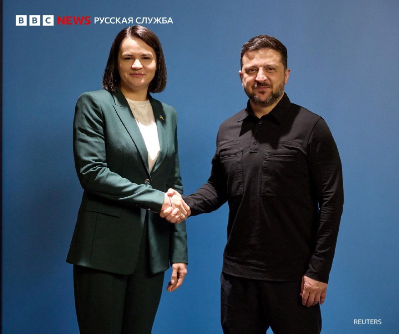 Зеленский после встречи с Тихановской: «Украина никогда не угрожала Беларуси»