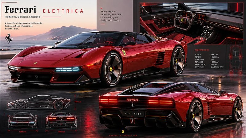 ChatGPT предложил дизайн электрокара, превосходящий официальную модель Ferrari Luce