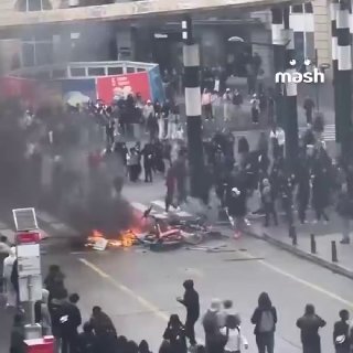 В Брюсселе начались массовые беспорядки из-за протестов против повышения стоимости обучения
