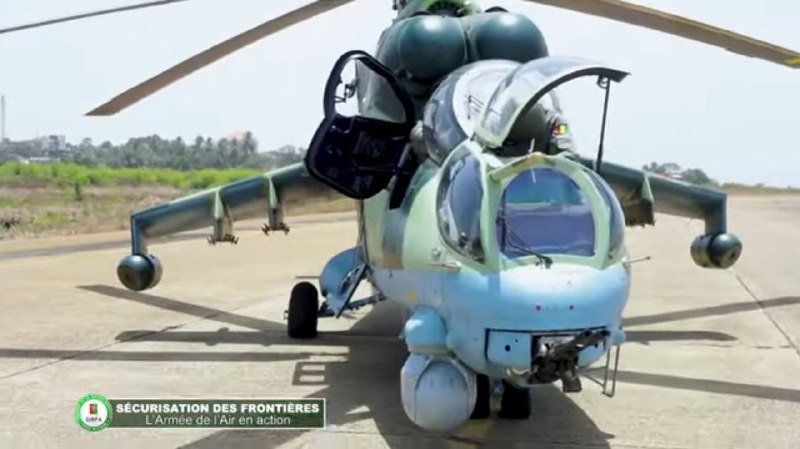 ВВС Гвинеи получили модернизированный вертолет Ми-35П «Феникс»