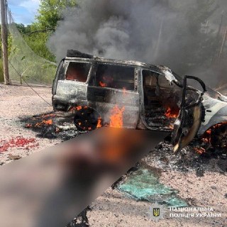 Обстрел гражданского автомобиля дроном в Харьковской области привел к гибели и ранениям