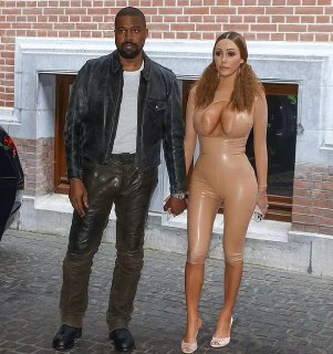 Канье Уэст использует Бьянку Цензори для рекламы бренда Yeezy