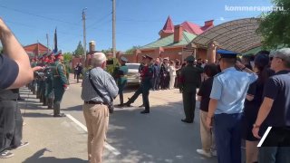 В Элисте прощаются с погибшим в СВО Героем России Нараном Очир-Горяевым