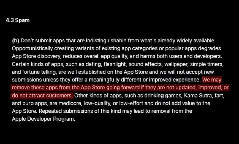 Apple планирует удалять неиспользуемые и необновляемые приложения из App Store
