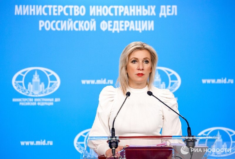 Основные заявления Захаровой на брифинге