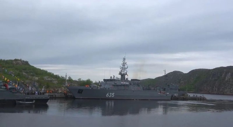 Северный флот получил новый противоминный тральщик «Полярный»