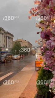 Мощный ливень с грозой вызвал подтопления в Москве и области