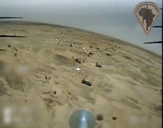 Опубликованы кадры работы FPV-дронов «Африканского корпуса» по боевикам в Мали