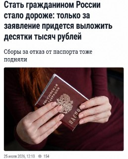 Стоимость оформления гражданства РФ за рубежом выросла почти в 10 раз